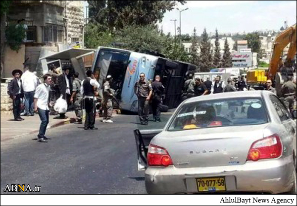 بالصور / عملية فدائية في القدس المحتلة ومقتل صهيوني وإصابة 6 آخرين
