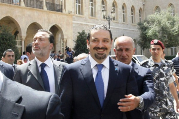 «سعد الحريري» يعود إلى بيروت بعد غياب ثلاث سنوات ويلتقي مع رئيس الوزراء اللبناني