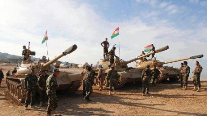 Forces kurdes lancent l'offensive contre EIIL en l'Irak 