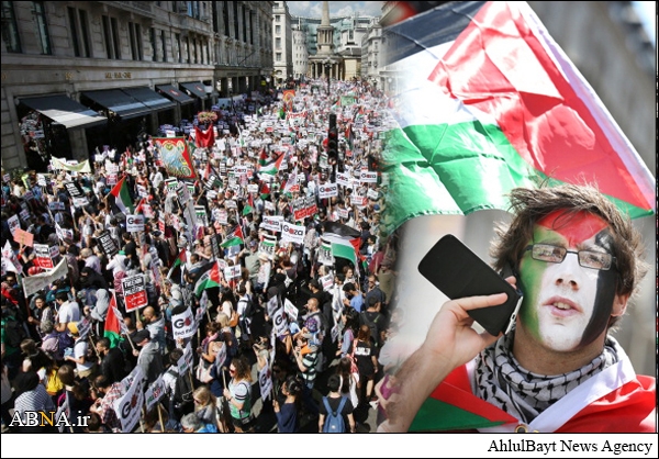Gaza protests: tens of thousands gather in London to call for end to conflict + Pics