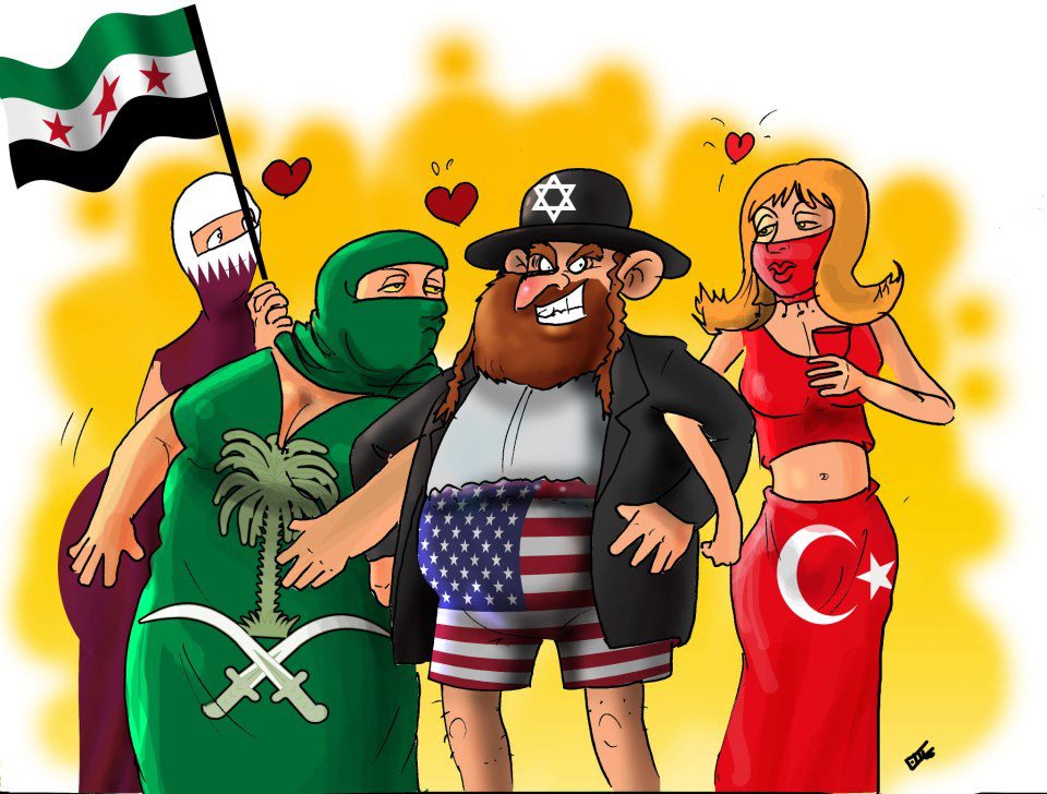 Descarado Papel de la Alianza EEUU-Israel V/S  Arabia Saudí- Qatar y Turquía contra Siria 