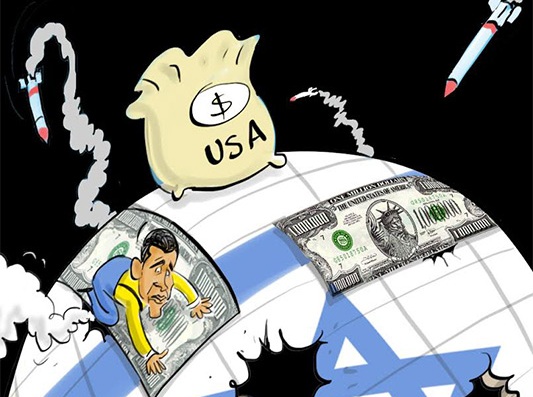 ABD ve İsrail'in Demir Kubbesi / Karikatür