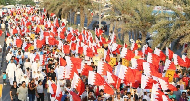 The peaceful movement continues for 30 months in Bahrain