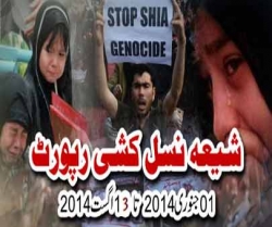 شیعہ ٹارگٹ کلنک رپورٹ: 1 جنوری 2014 تا 13 اگست 2014