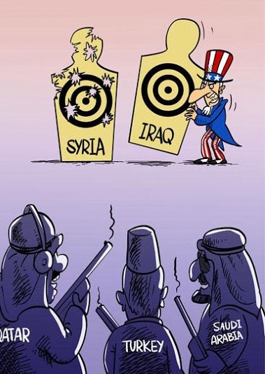 Nuevamente EEUU y sus Aliados Árabes Destruyen Irak 
