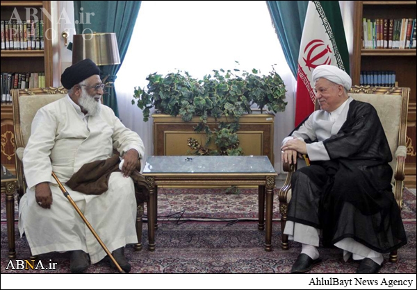 علامہ سید ریاض حسین نجفی کی آیت اللہ ہاشمی رفسنجانی نے ملاقات
