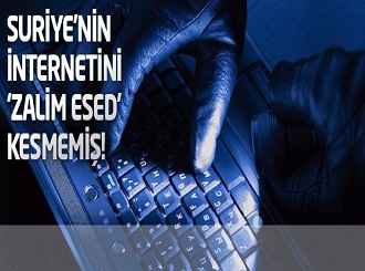 Suriye'nin internetini "zalim Esed" kesmemiş!