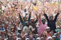 بنگلہ دیش میں صہیونی ریاست کے خلاف مظاہرہ