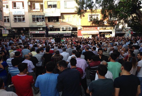 Samandağ'da Aleviler IŞİD'e Karşı Yürüdü!.. / Foto