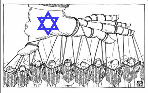 Seis Compañías Judías Poseen 96% de los Medios de  Comunicación  del Mundo