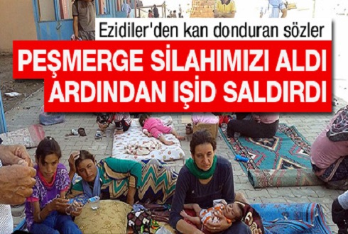 Peşmerge silahımızı aldı ardından IŞİD saldırdı / Foto