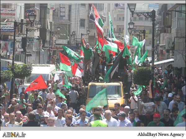 مسيرات جماهيرية حاشدة في الضفة الغربية دعما وتضامنا للمقاومة الفلسطيني