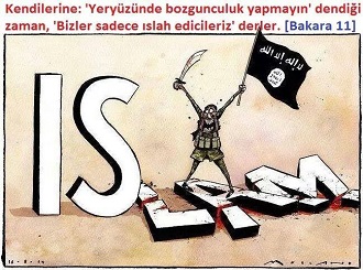 IŞİD’in amacı İslam’a zarar vermektir / Karikatür