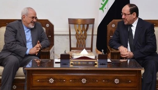 ظريف يثمن دور المالكي في مكافحة الارهاب ويصفه بالبارز 