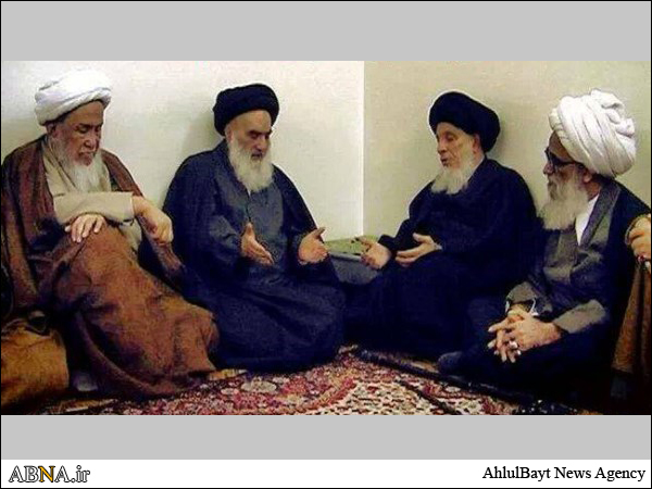وزير الخارجية الايراني يلتقي مراجع النجف الاشرف