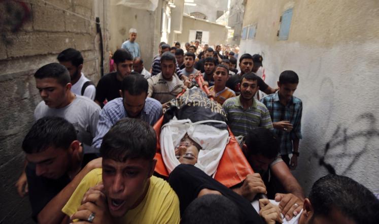 ارتفاع عدد الشهداء الفلسطينيين الى 2135 باستشهاد اثنين