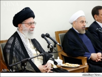 Imam Khamenei receives President, cabinet