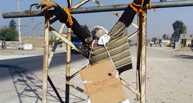 ISIL-Terroristen kreuzigen 5 Syrier in Deir Ezzor