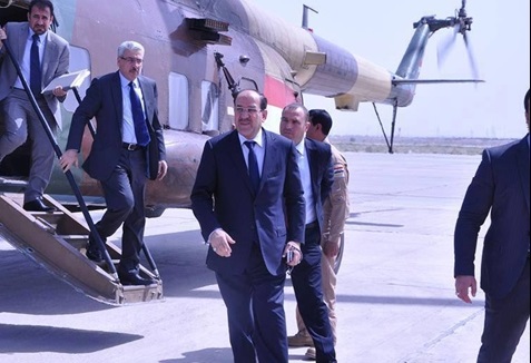 Maliki visits liberated Amerli, vows Iraq will be 'graveyard' for ISIL terrorists