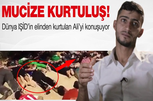 IŞİD'in elinden ölü taklidi yaparak kurtuldu! / Foto