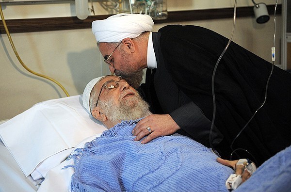 In Photos: Iranian President Rouhani Visits Supreme Leader Ayatollah Khamenei at Hospital