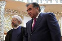 ایران اور تاجیکستان کے صدور کی ملاقات