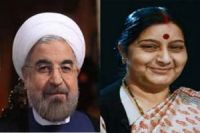 سشما سوراج کی صدر روحانی سے ملاقات، ایران اور ہندوستان کی دوستی پرانی