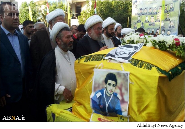 حزب اللہ کے ایک نوجوان کا جلوس جنازہ+ تصاویر