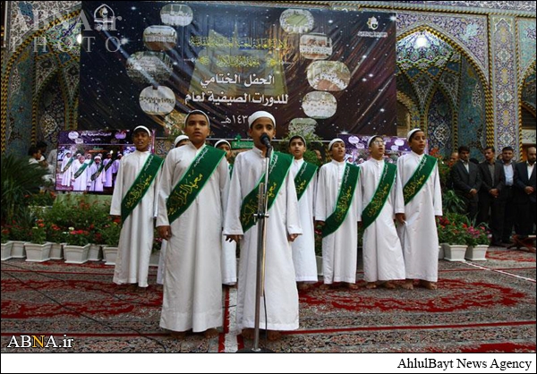تصویری رپورٹ/ حرم حضرت عباس (ع) میں قرآنی کلاسوں کا انعقاد