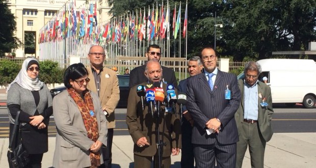 Bahraini activists in Geneva hold press conference in solidarity with Al Wefaq and Waad