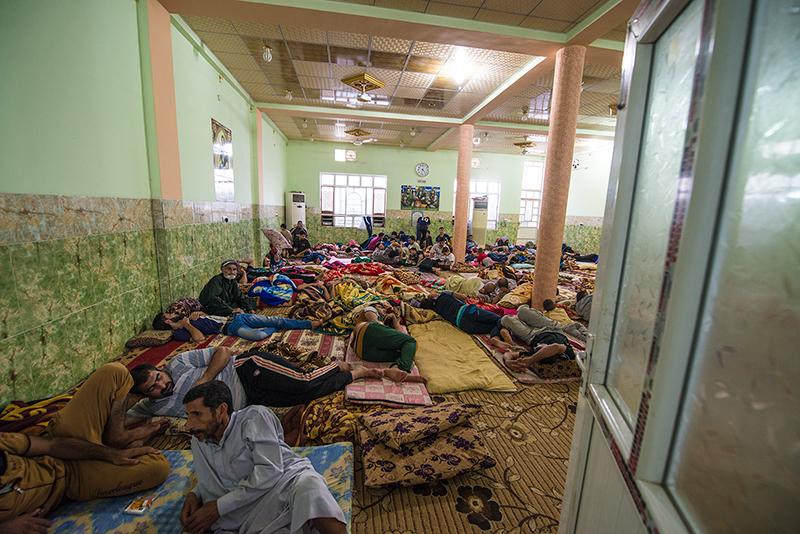 Al-Abbas Holy Shrine received over 25.000 displaced, calls Intl. organizations to intervene