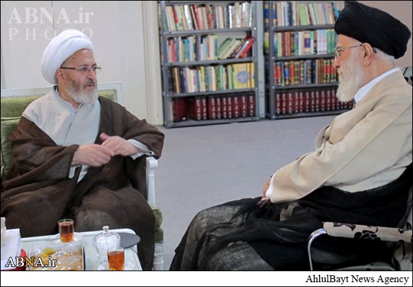 آیت اللہ سبحانی کی رہبر انقلاب سے ملاقات+تصاویر