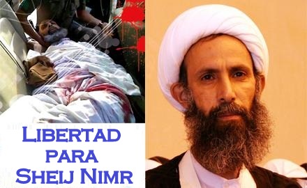 “Saudíes se Manifiestan Masivamente Demandando la Liberación del Ayatolá al-Nimr” 