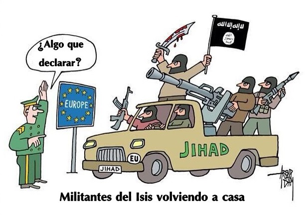  Militantes Takfiríes Regresando a Europa