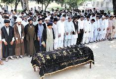 راولپنڈی، جھلس کر شہید ہونیوالے خادم امام بارگاہ شہیدان کربلا کی نماز جنازہ ادا کر دی گئی