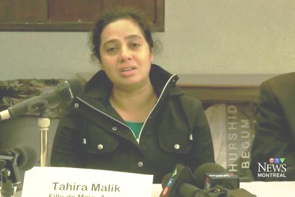 Shiite Muslim Daughter pleads to keep sick mother in Canada
