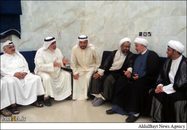 وفد من جمعية الوفاق يقدم التعازي في الكويت لرائد العطاء والخير الحاج حسن حبيب السلمان