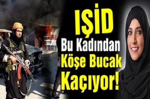 IŞİD Bu Kadından Köşe Bucak Kaçıyor!