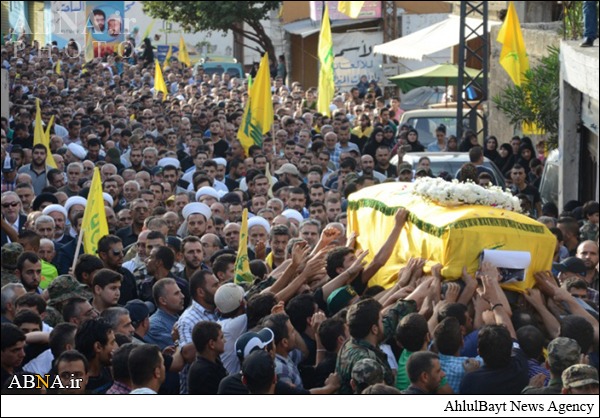 حزب اللہ کے جوان مجاہد ’’سید حمزہ‘‘ کا جلوس جنازہ+تصاویر