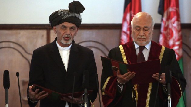 الرئيس الجديد أشرف عبد الغني يؤدي اليمين 