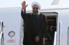 Präsident Rohani verlässt New York Richtung Astrachan 
