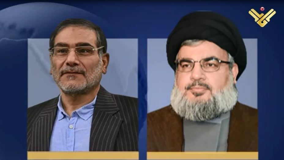 Sayyed Hassan Nasrallah trifft sich mit Shamkhani