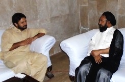 آئی ایس او کے مرکزی صدر کی علامہ قاضی نیاز اور علامہ ریاض نجفی سے ملاقات