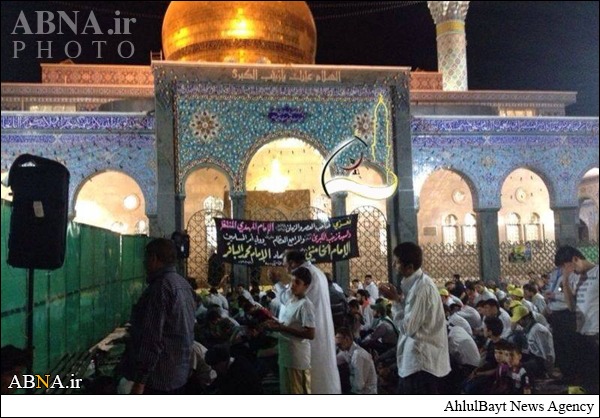 پانچویں امام کی شہادت پر حرم حضرت زینب(س) میں عزاداری+ تصاویر