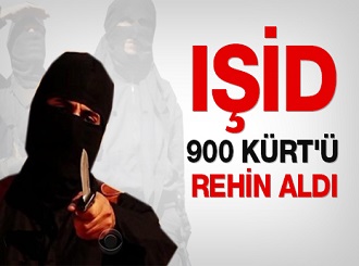 IŞİD 900 Kürt'ü rehin aldı iddiası