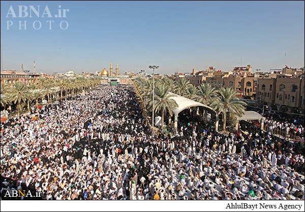 روز عرفہ کو کربلا میں ۲ ملین زائرین کی حاضری+ تصاویر