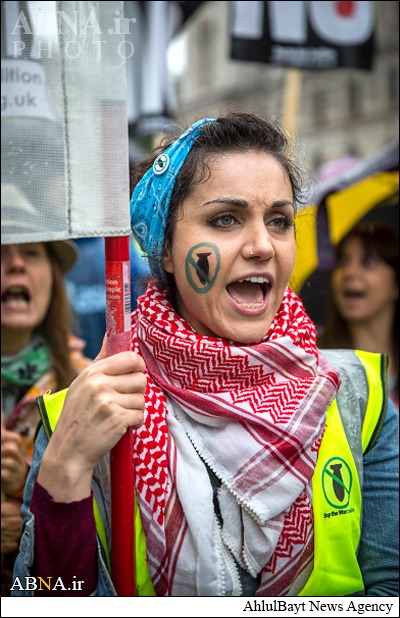 امریکہ میں اسرائیل کی جارحیت کے خلاف مظاہرے