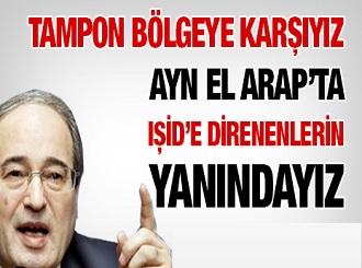 Suriye: Tampon bölgeye karşıyız / IŞİD'e direnenlerin yanındayız