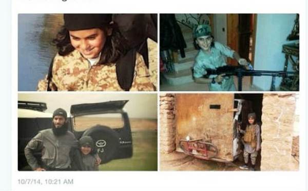 داعش کے سب سے چھوٹے اماراتی دہشت گرد کی تصاویر شائع