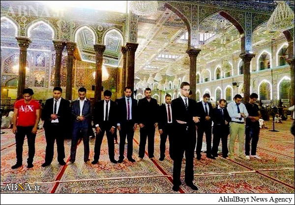تصویر/ حرم امیر المومنین(ع) میں نماز وحدت